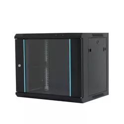 MAXPRO LINE Rack orman nazidni, 12U, 600x600, staklena vrata
