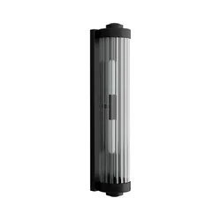 Open Design OR84498 - Kupatilska zidna lampa FUMI 2xG9/8W/230V IP44 crna