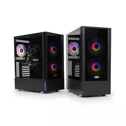 UGD Kućište, Intel i5-14400F/32GB DDR5/M.2 1TB/RTX4070 12GB/750W/UGD Amadeus, Crno