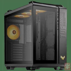 Asus TUF Gaming GT502 PLUS, ATX, no PSU, 4x 120mm ARGB fan + ARGB HUB, 4x 2.5/3.5 Combo Bay, USB 3.2 Gen2 Type C, black