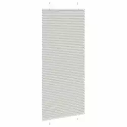 Plisirana roleta svijetlosiva 90x200 cm širina tkanine 89,4 cm