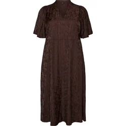 Zizzi Obleka Patricia temno rjava