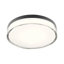 Redo 01-3736 - LED plafonsko svetlo FRISBI LED/18W/230V 3000/4000K IP44 crno