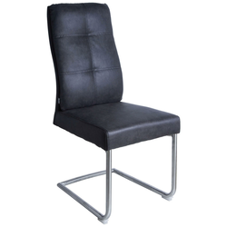 STOLICA NA SANKAMA antracit metal, tekstil