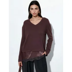 Busem Pulover Pullover temno rjava