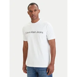 Calvin Klein Jeans Majica  črna / bela