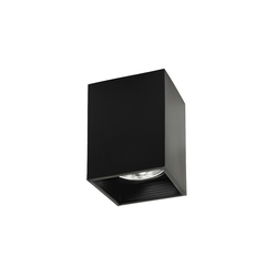 Spot svetiljka JUPITER 1xE27/20W/230V 11,7x11,7 cm crna