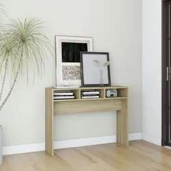 Konzolni stol boja hrasta sonome 105x30x80 cm konstruirano drvo