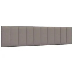 shumee vidaXL Vzglavna stranica taupe 200 cm blago
