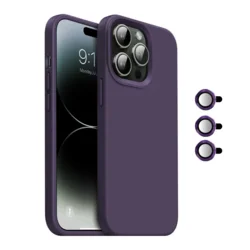 Maska Magnetic Lens za iPhone 14 Pro ljubicasta