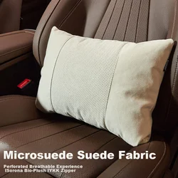 Shenchuang Set jastuka za vrat i leđa za auto sedište, 29 x 20 x 8 cm, Prljavo beli