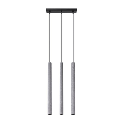 Sollux SL.1272 - Luster na sajli PASTELO 3xG9/8W/230V beton