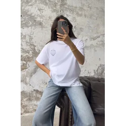 Trendyol Milla Ženska majica TWOSS25TS00106, Bela