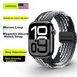 CangHua Zamenska narukvica za pametni sat za Apple Watch S11, Crna