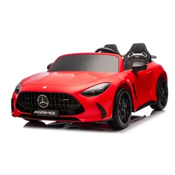 Licencirani auto na akumulator Mercedes Benz GT63 AMG - dvosjed - crveni
