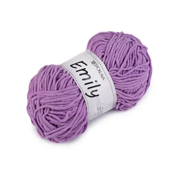 Pletena preja Emily 100 g - vijolično lila