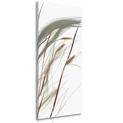 Slika travne bilke v vetru - 40x120