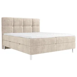 Esposa POSTELJA Z VZMETNICO 140 cm x 200 cm , tekstil rjavosiva