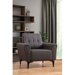 Atelier del Sofa Fotelja Hamlet 95x77x90cm Tamnosiva