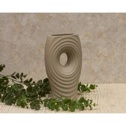 Dekordom vaza buco wjm3279 25cm - grey - n43 ( 024348 )