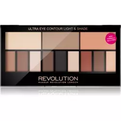 Makeup Revolution London Ultra Eye Contour Light & Shade paletka senčil 14 g