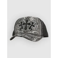 Affliction Cauterized Stone Cap black potassium spray
