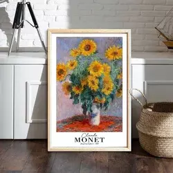 Wallity Dekorativna uramljena slika, 42x62cm, Šarena