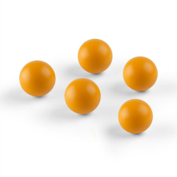 oneConcept Ballyhoo Ersatzbälle Zusatzbälle 5 Softbälle Polyurethan orange (TRH2-Ballyhoo-Ball)