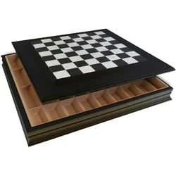 Šahovska ploča Box Black Style 48 x 48 cm