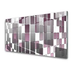 tulup.si Steklena slika Abstrakcija graphics 120x60 cm 4 obešalnika
