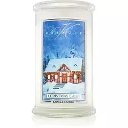 Kringle Candle Christmas Cabin dišeča sveča 624 g