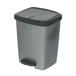 Kanta za otpatke sa pedalom Luxis 25 L - siva/antracit
