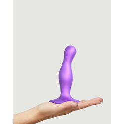 strap-on-me Dildo Plug Curvy Size S Metallic Purple