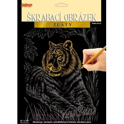 Artlover Slikanica (zlata) - Tiger