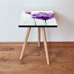 Hanah Home Klub sto Shp312, 35x42x35 cm, Svetlosivi