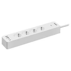 Osram - Produžni kabl SMART+ 4Z tip F + 2xUSB-A + 2xUSB-C Wi-Fi
