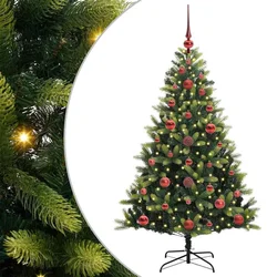 Umjetno rasklopivo božićno drvce 150 LED-a Zelena 120 cm