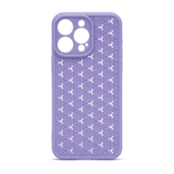 Futrola Honeycomb Color za Iphone 15 Pro Max, Svetloljubičasta