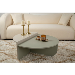HANAH HOME Sto za dnevnu sobu Orion Ash Green Sandstone