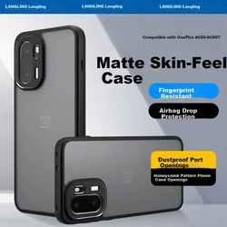 Langling Maska za mobilni telefon OnePlus ACE 6/6T, Crno-siva