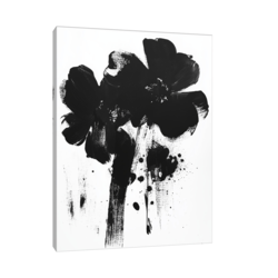 Canvas Slika na platnu Crno beli cvet, Bez rama, 30 x 40 cm