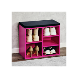 Kesper Mini cipelarnik sa jastukom za sedenje KSP15964, 51,5x48x29,5 cm, Roze