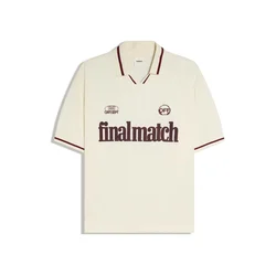 Bershka Majica FINAL MATCH kremna / temno rjava