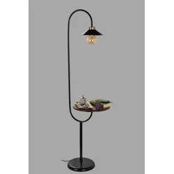 Aberto Design Podna lampa Zümrüt, 160 cm, E27, Crna