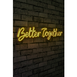 Wallxpert WALLXPERT Better Together - Yellow okrasna razsvetljava, (20813358)