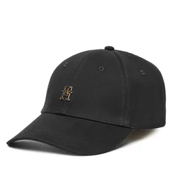 Kapa s šiltom Tommy Hilfiger Elevated Chic AW0AW17631 Črna