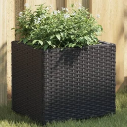 Vrtne sadilice 2 kom crna 36 x 30 x 32 cm od poliratana