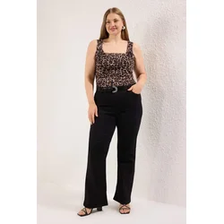 Trendyol Curve Ženska bluza Tbbss25Af00092, Braon