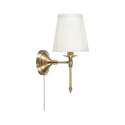 Markslöjd 108968 - Zidna lampa MANOR 1xE14/40W/230V bela/mesing