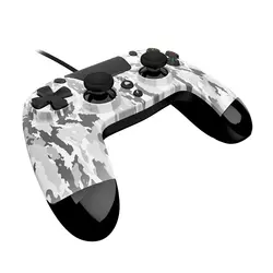 GIOTECK PS4 Wired Controller VX4 Arctic Camo
